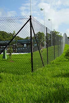 Commercial Chainwire Fencing