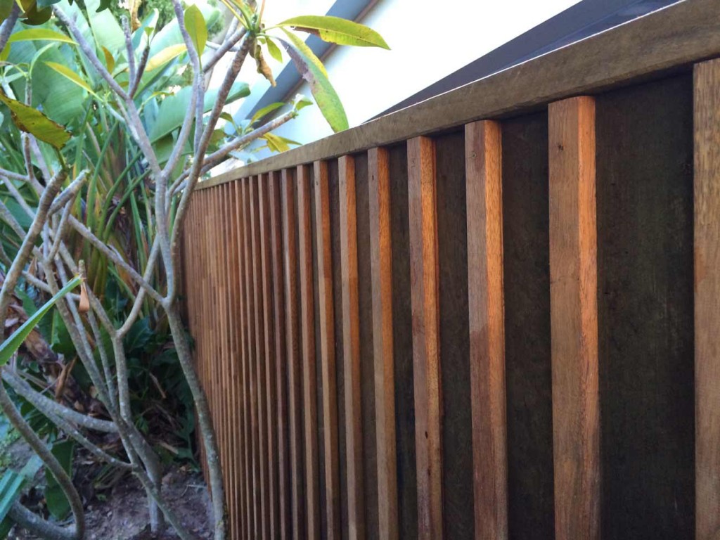 Hardwood Paling Merbau Insert Fence