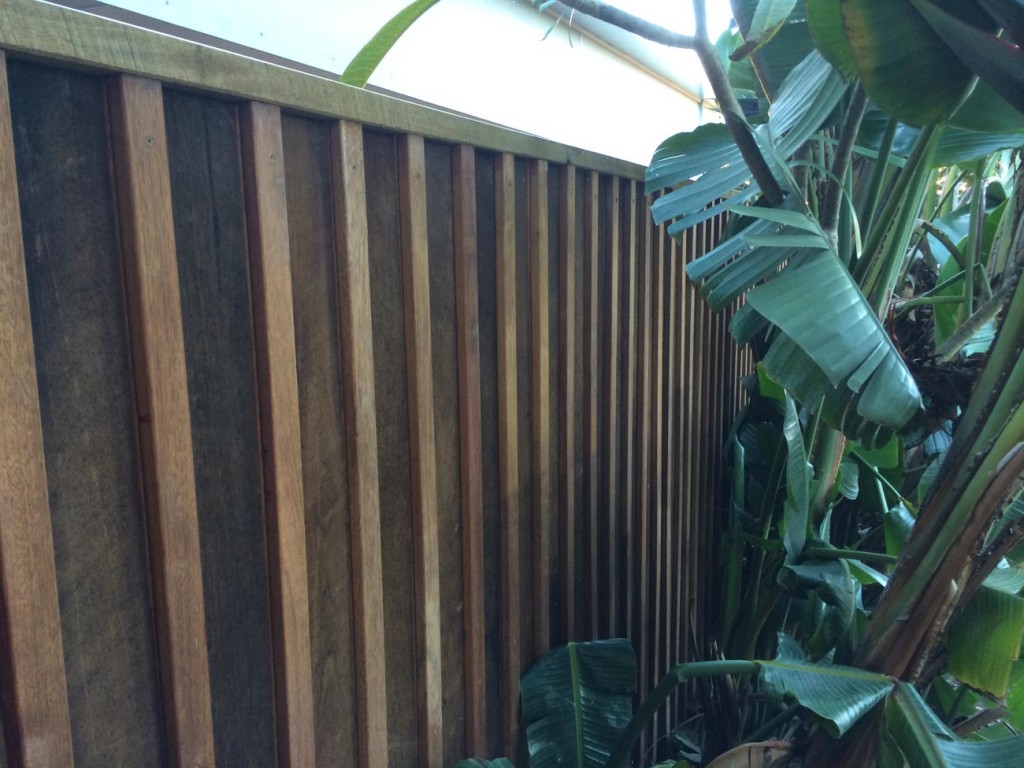 Hardwood Paling Merbau Insert Fence