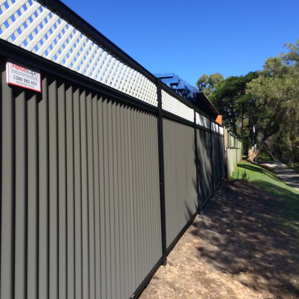 colorbond fence lattice panels