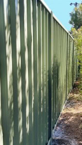 Colorbond Fence green Bradbury