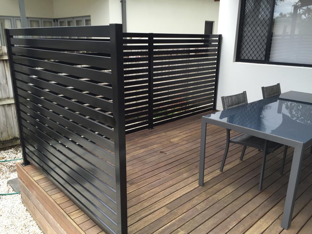 aluminium slat screen