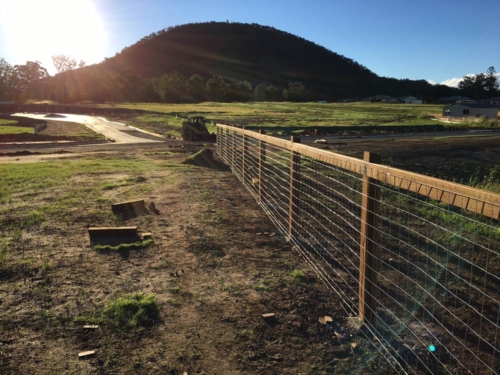 Dog Fence with top rail