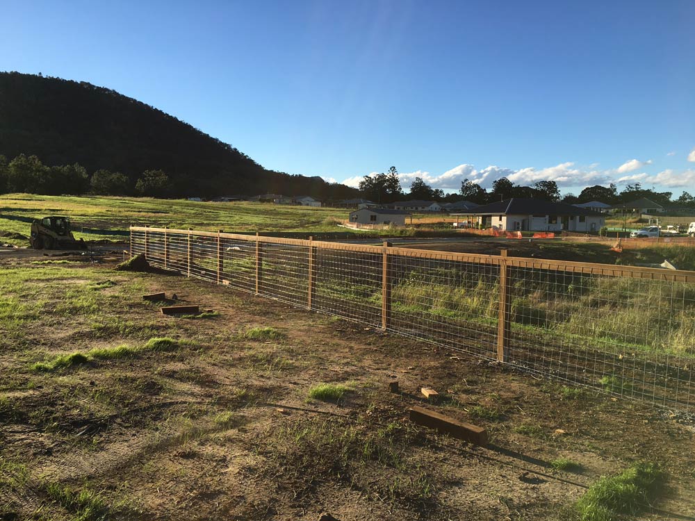 Dog Fence with top rail