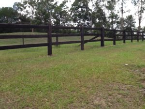 rural fence timber