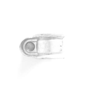 UFTT40 Galvanised Chainwire Post Clamp on white background