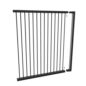 aluminium gate converter in black